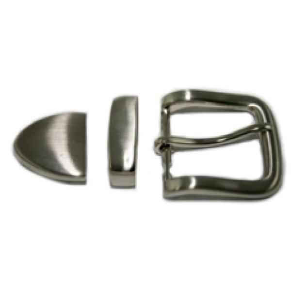 Buckle Set 38mm 3 Piece Polished Nickel
