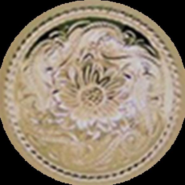 Concho Round Rope Edge