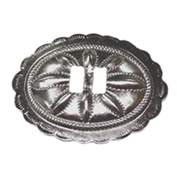 Oval Concho Small Nickel
