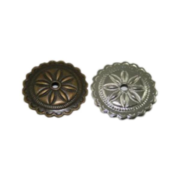 Concho Round Scalloped Edge 35mm