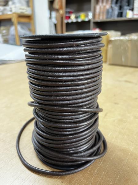 Leather Cord Round 4mm (50 Metre)