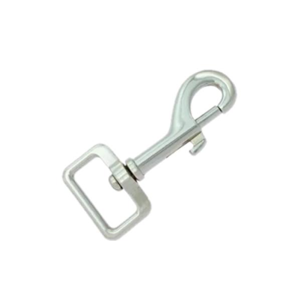 Snaphook 10mm x 53mm Square Eye Nickel