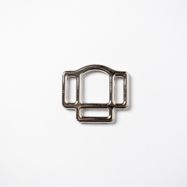 Squares 3 Loop Nickel 25mm