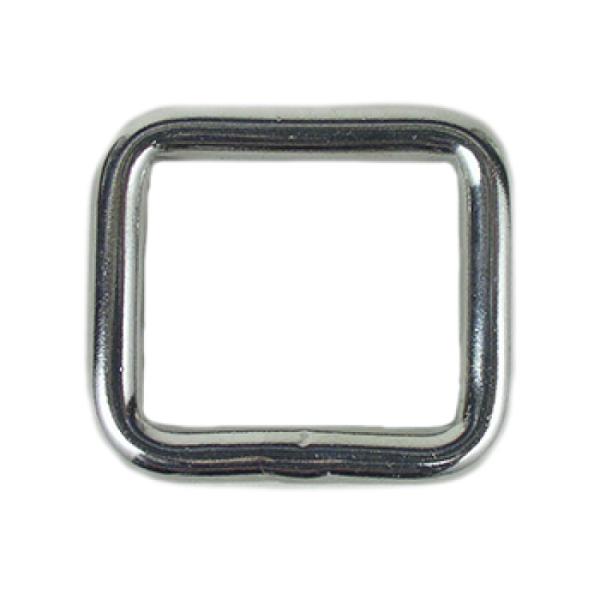 Square 25mm x 20mm Nickel