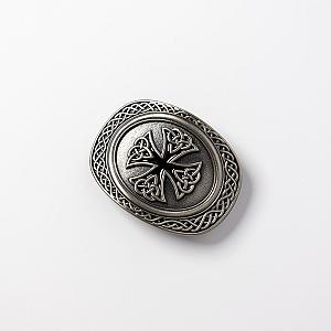 Celtic Trophy Buckle Clear Stone - Gallery Image 1