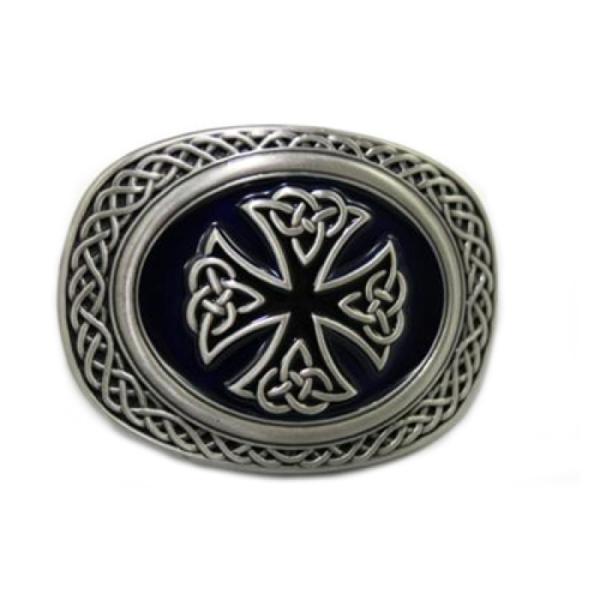 Celtic Trophy Buckle Pewter/Black